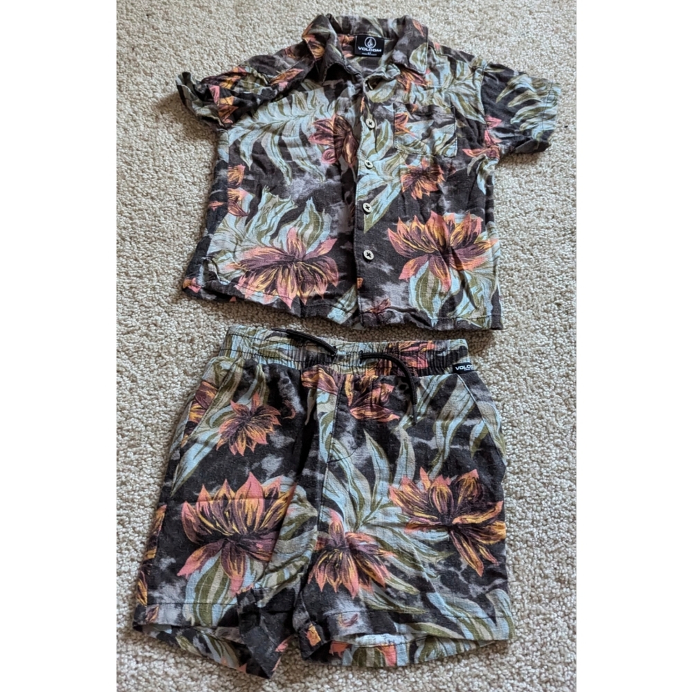 Volcom Boys Hawaiian Playsuit